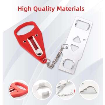 Goasion Portable Door Lock - Enhance Home Security Easily