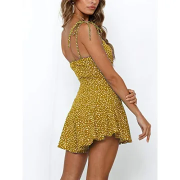 Stylish Boho Floral Print Women's Jumpsuit for Summer