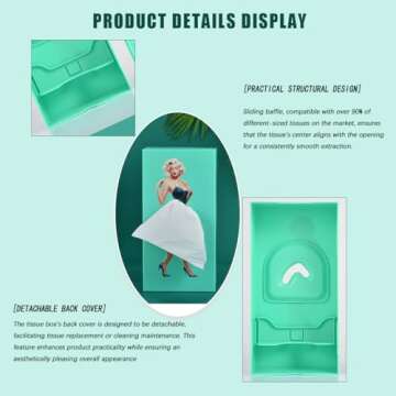 Yandlo Creative Vintage Lady Tissue Box Cover - Fun Decor