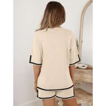LILLUSORY Women's 2 Piece Lounge Set for Summer Style