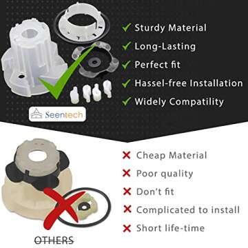 UPGRADED 285811 Medium Cam Agitator Repair Kit for Washers