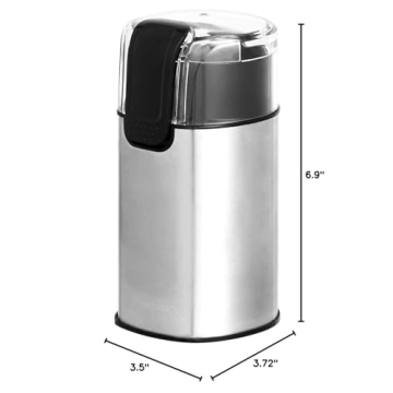 Amazon Basics Electric Coffee Spice Grinder Stainless Steel