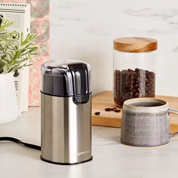 Amazon Basics Electric Coffee Spice Grinder Stainless Steel