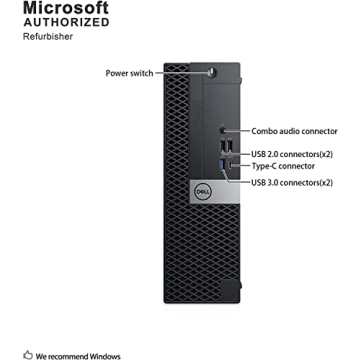 Dell Optiplex 7050 SFF Desktop PC - High Performance, Refurbished, 4K Support