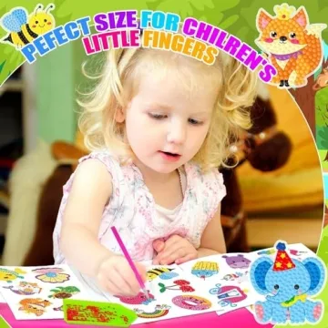 Labeol Diamond Art Kits for Kids Age 6 to 12 Crafts