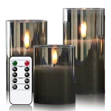 GenSwin Flameless Candles with Remote for Home Decoration