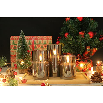 GenSwin Flameless Candles with Remote for Home Decoration