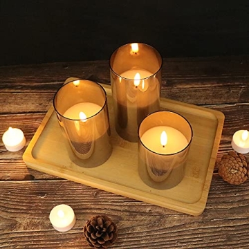 GenSwin Flameless Candles with Remote for Home Decoration