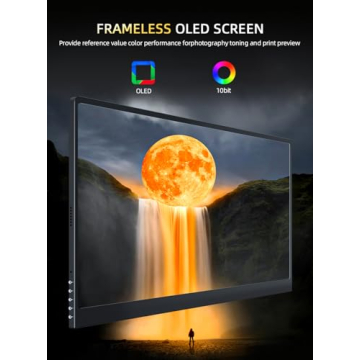 UPERFECT Portable 15.6 inch QLED Monitor for Travel