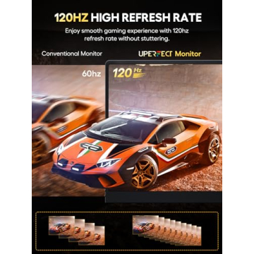 UPERFECT Portable 15.6 inch QLED Monitor for Travel