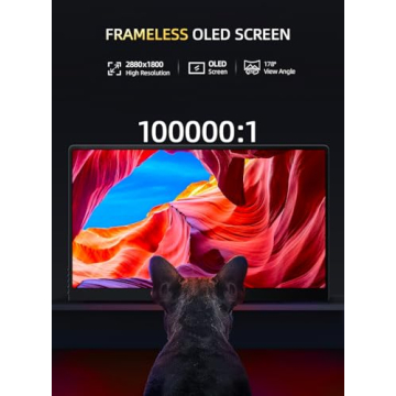 UPERFECT Portable 15.6 inch QLED Monitor for Travel