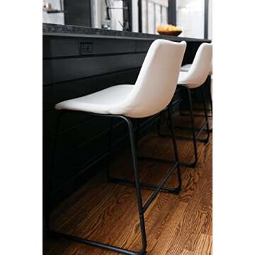 Signature Design by Ashley Faux Leather Barstool Set of 2