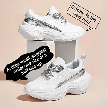 Stylish Holographic Chunky Sneakers for Women