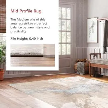 nuLOOM Cyn 4'x6' Abstract Area Rug - Stylish & Durable