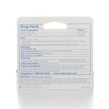 Vanicream Lip Protectant Sunscreen Spf 30 Tube, Fragrance & Gluten Free, One Size, No Color, Unscented, 0.35 Oz