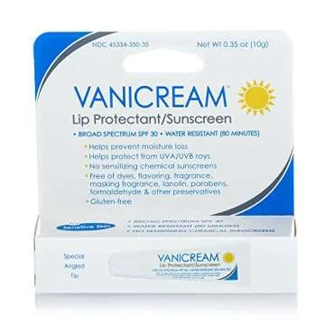 Vanicream Lip Protectant Sunscreen Spf 30 Tube, Fragrance & Gluten Free, One Size, No Color, Unscented, 0.35 Oz