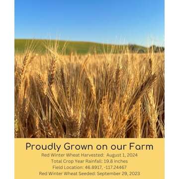 Certified Glyphosate-Free Hard Red Winter Wheat | 5 LBS