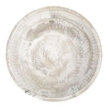 Creative Co-Op Pedestal Serving Bowl - Boho Style