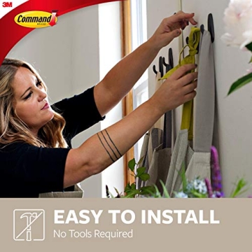 Command Large Metal Hooks for Damage-Free Hanging