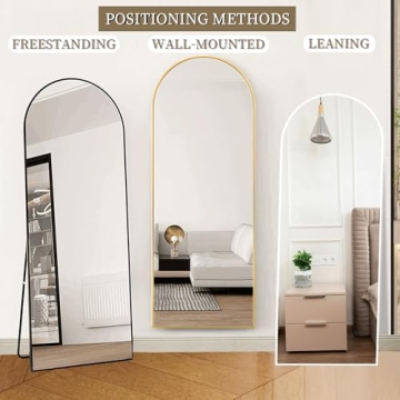 OGCAU Full Length Arched Mirror - Stylish & Safe
