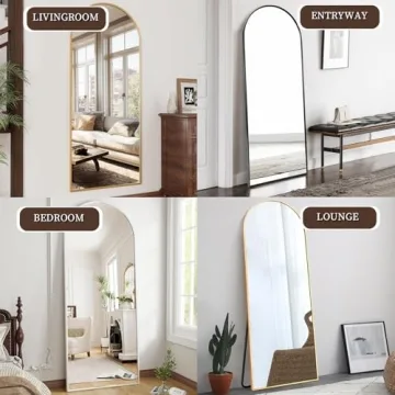 OGCAU Full Length Arched Mirror - Stylish & Safe