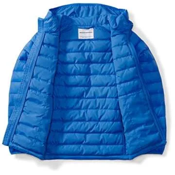 Packable Hooded Puffer Jacket for Boys - Water-Resistant