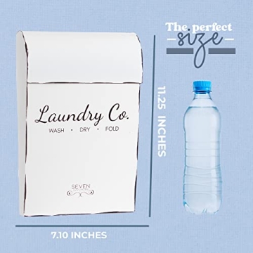 Magnetic Lint Bin Trash Can Farmhouse Decor Home Laundry Room Organization Storage Pods Holder Dryer Sheets Vent Cleaner Laundry Room Decor Wall Mounted Washing Machine