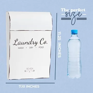 Magnetic Lint Bin Trash Can Farmhouse Decor Home Laundry Room Organization Storage Pods Holder Dryer Sheets Vent Cleaner Laundry Room Decor Wall Mounted Washing Machine