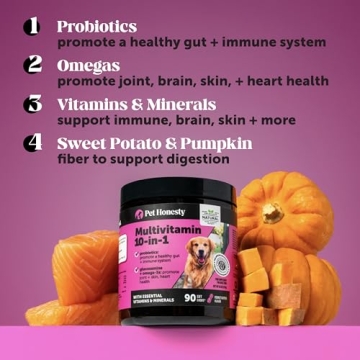 Pet Honesty Multivitamin Dog Supplement for Optimal Health