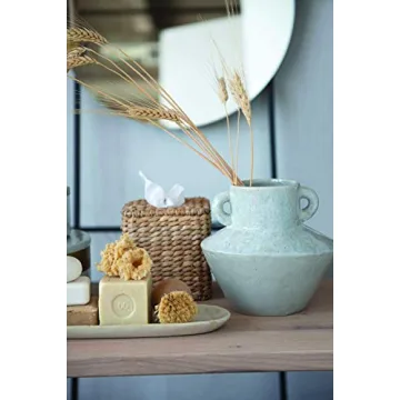 Elegant Bloomingville Round Stoneware Vase for Home Decor