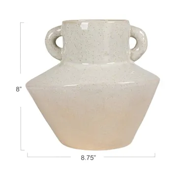 Elegant Bloomingville Round Stoneware Vase for Home Decor