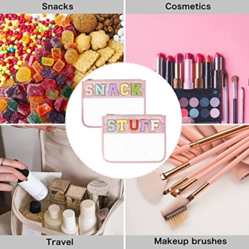 Shop Chenille Snack Bags: Clear Travel Pouches for Women