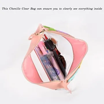 Shop Chenille Snack Bags: Clear Travel Pouches for Women