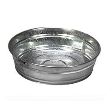 American Metalcraft ATHG14 Galvanized Steel Tub, Silver, 95 Oz – Hosting Essentials Home, Bar, Res...