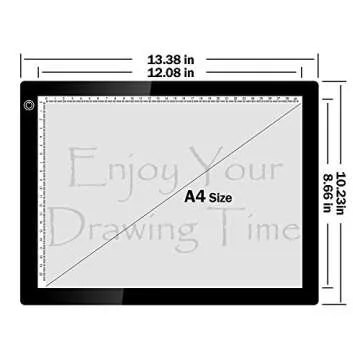 A4 Ultra Thin LED Light Pad for Artists and Sketching