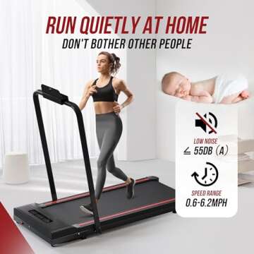 Freepi Treadmill - Compact 2 in 1 Walking Pad for Home