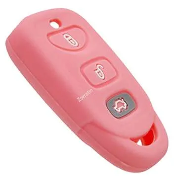 Silicone Key Fob Case Cover Holder Skin Bag for Hyundai Elantra Genesis Sonata Kia Sorento Forte Optima