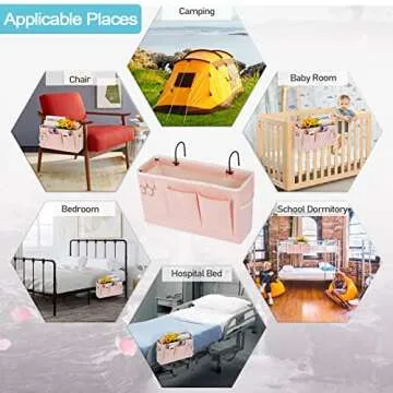 Loghot Bedside Caddy: Organize Your Essentials Effortlessly