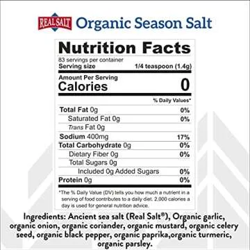 Redmond Real Sea Salt - Gluten Free Unrefined Seasoning