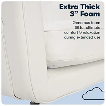 Comfortable Serta Style Ashland Office Chair in White