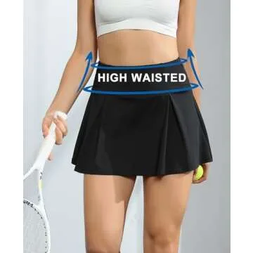 Women’s Active Skort - Athletic Stretchy Tennis Skirt