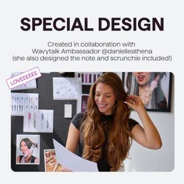 Wavytalk Pro Steam Hair Straightener Brush, Steamline Pro 3 in 1 Straightening Brush with Steam, Brush and Straightener, Steam Reduces Damage, Nourishes Hair, and Expedites Straightening