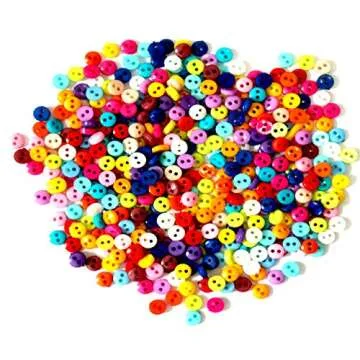 Tiny Button 500pcs Micro Button for Dolls Sewing Accessories