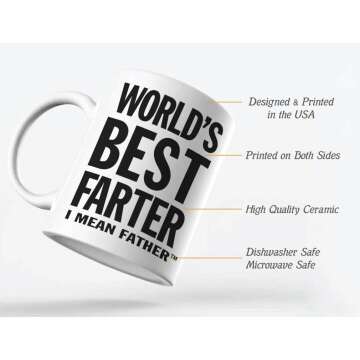 Funny World's Best Father Coffee Mug - 15oz Gift