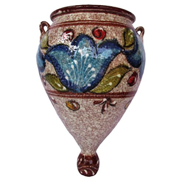 Cactus Canyon Ceramics Spanish Wall Flower Pot - Brown Design