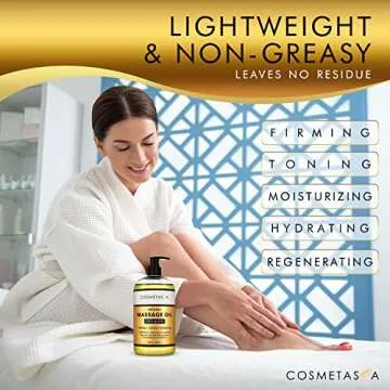 Natural Anti-Cellulite Massage Oil & Mitt - Cosmetasa