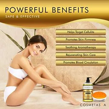 Natural Anti-Cellulite Massage Oil & Mitt - Cosmetasa