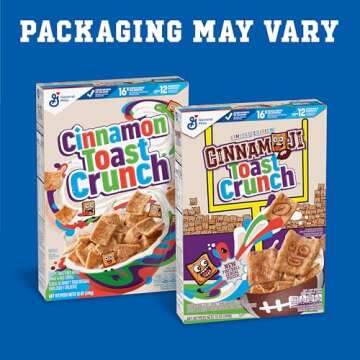 Original Cinnamon Toast Crunch Breakfast Cereal, 12 OZ Cereal Box