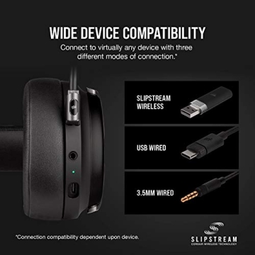 Corsair Virtuoso RGB Wireless Gaming Headset 7.1 Surround Sound