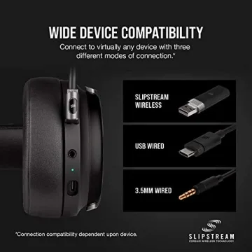 Corsair Virtuoso RGB Wireless Gaming Headset 7.1 Surround Sound